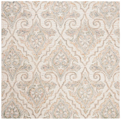 Safavieh Aubusson 6'-0" x 6'-0" Rug in Ivory / Green