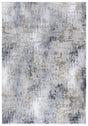 Safavieh Slate 700 4'-0" x 6'-0" Rug in Grey / Brown Ivory