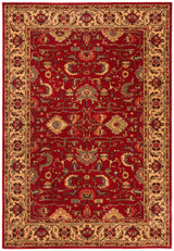 Safavieh Mahal 4'-0" x 5'-7" Rug in Red / Beige