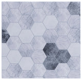 Safavieh Faux Hide 6'-0" x 6'-0" Rug in Ivory / Grey