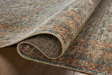 Loloi Heritage Her-12 Blue/Rust Rug - pile height