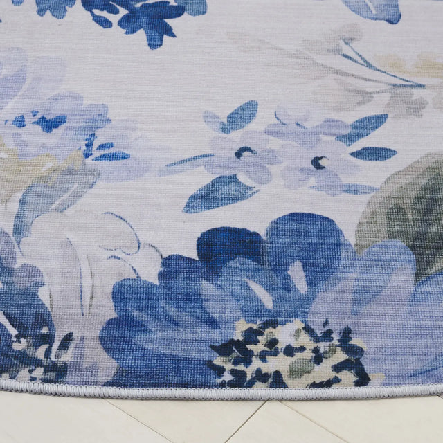 Safavieh Tacoma 6'-0" x 6'-0" Rug in Light Blue / Blue