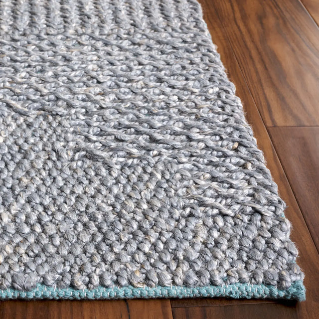 Safavieh Natural Fiber 4'-0" x 6'-0" Rug in Grey / Blue