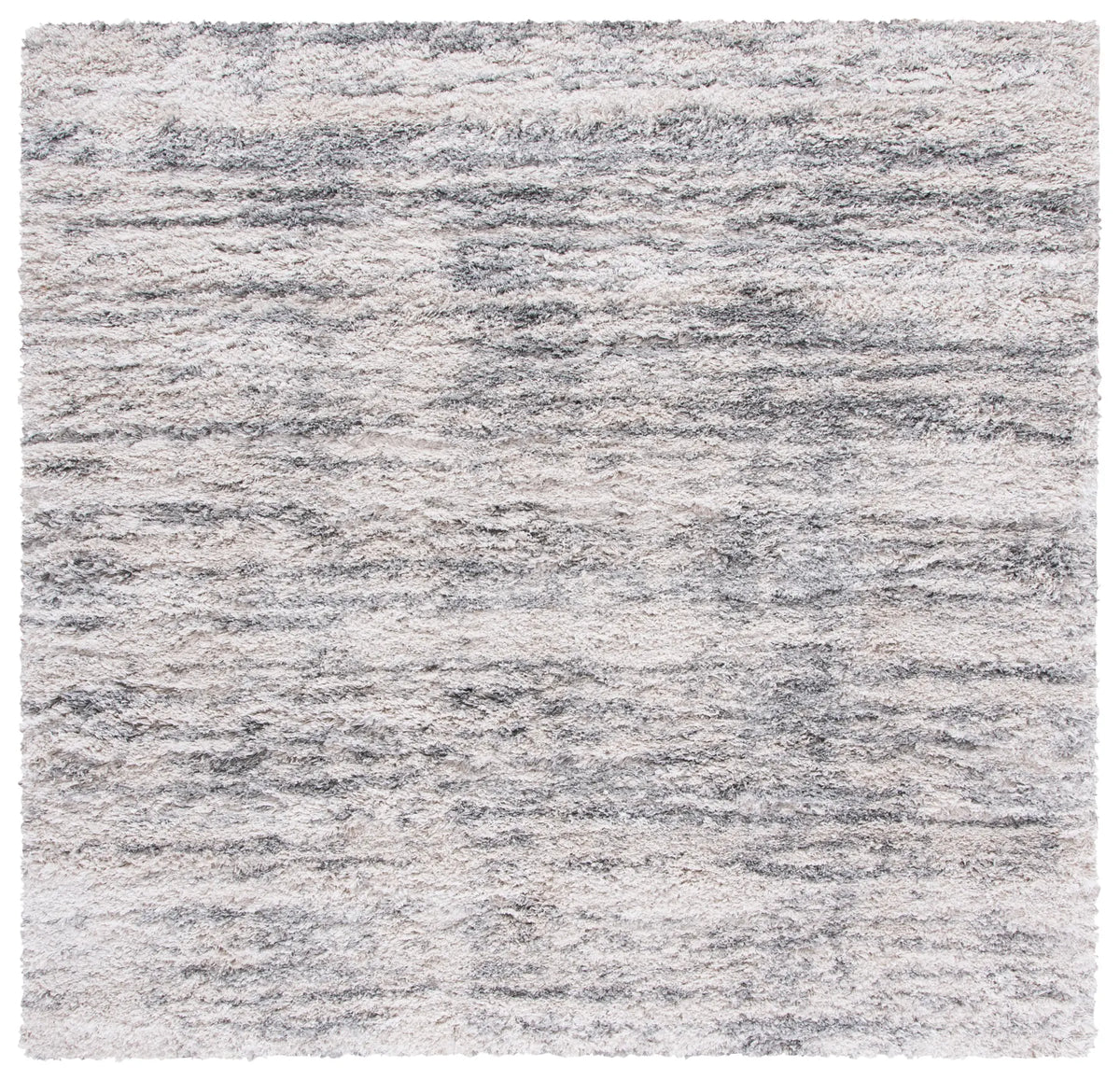Safavieh Iceland Shag 6'-7" x 6'-7" Rug in Ivory / Grey