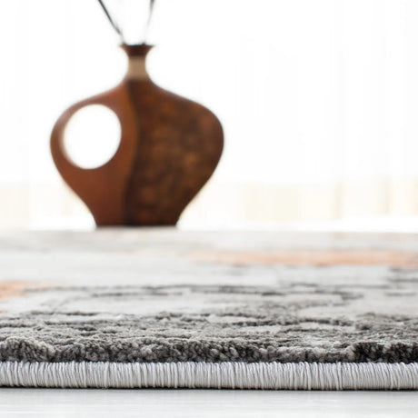 Safavieh Craft 4'-0" x 6'-0" Rug in Grey / Orange