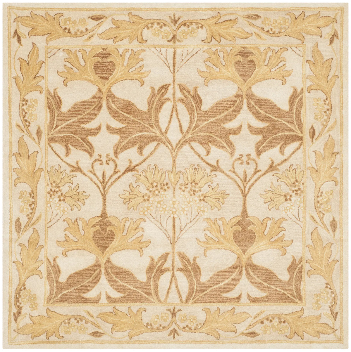 Safavieh Antiquity 6'-0" x 6'-0" Rug in Beige / Gold