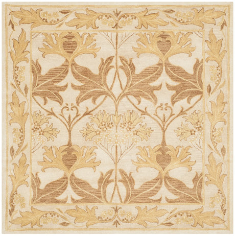 Safavieh Antiquity 6'-0" x 6'-0" Rug in Beige / Gold