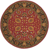 Safavieh Heritage 6'-0" x 6'-0" Rug in Red / Gold