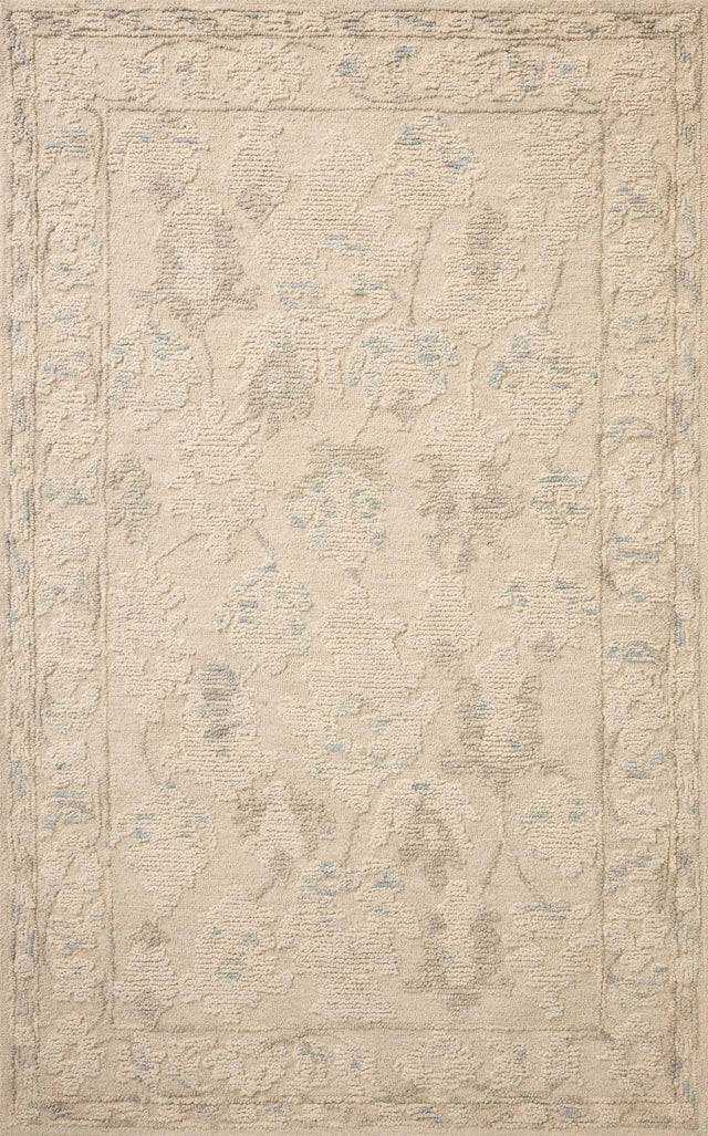 Loloi Cynthia CYN-02 Ivory / Sky Rug - main flat