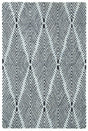 Safavieh Micro-Loop 4'-0" x 6'-0" Rug in Light Blue / Charcoal