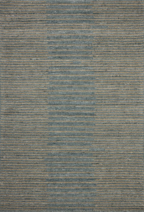 Loloi Elias Ela-03 Slate/Natural Rug - main flat
