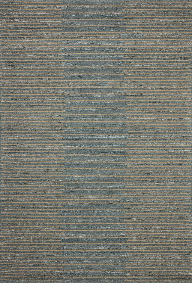 Loloi Elias Ela-03 Slate/Natural Rug - main flat
