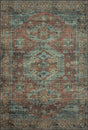 Loloi Skye Sky-07 Terracotta/Sky Rugs - main flat