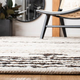 Safavieh Natura 4'-0" x 6'-0" Rug in Black / Ivory