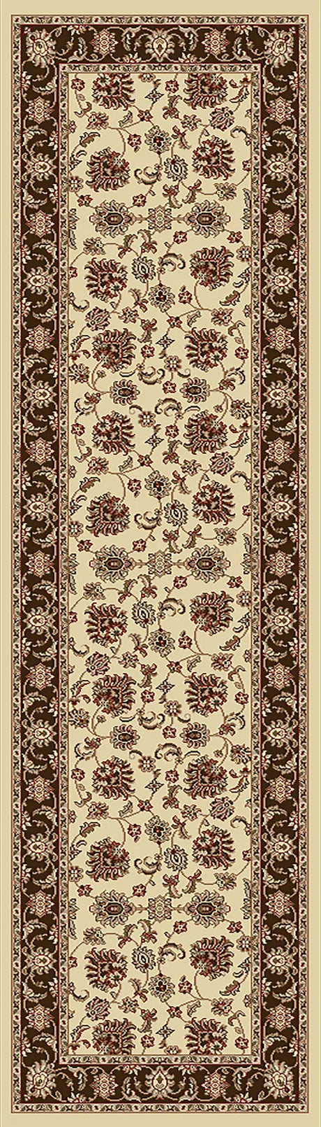 Dynamic Rugs Legacy 58020 Cream  /  Brown Rugs - Runner