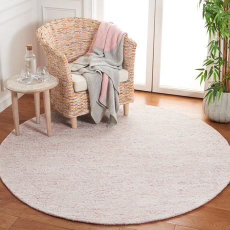 Safavieh Precious 6'-0" x 6'-0" Rug in Pink / Ivory