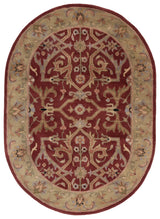 Safavieh Heritage 4'-6" x 6'-6" Rug in Red / Gold