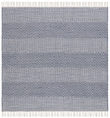 Safavieh Montauk 6'-0" x 6'-0" Rug in Ivory / Navy