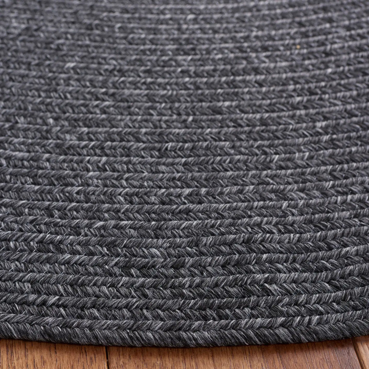 Safavieh Braided 5'-0" x 8'-0" Rug in Black