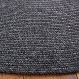 Safavieh Braided 5'-0" x 8'-0" Rug in Black