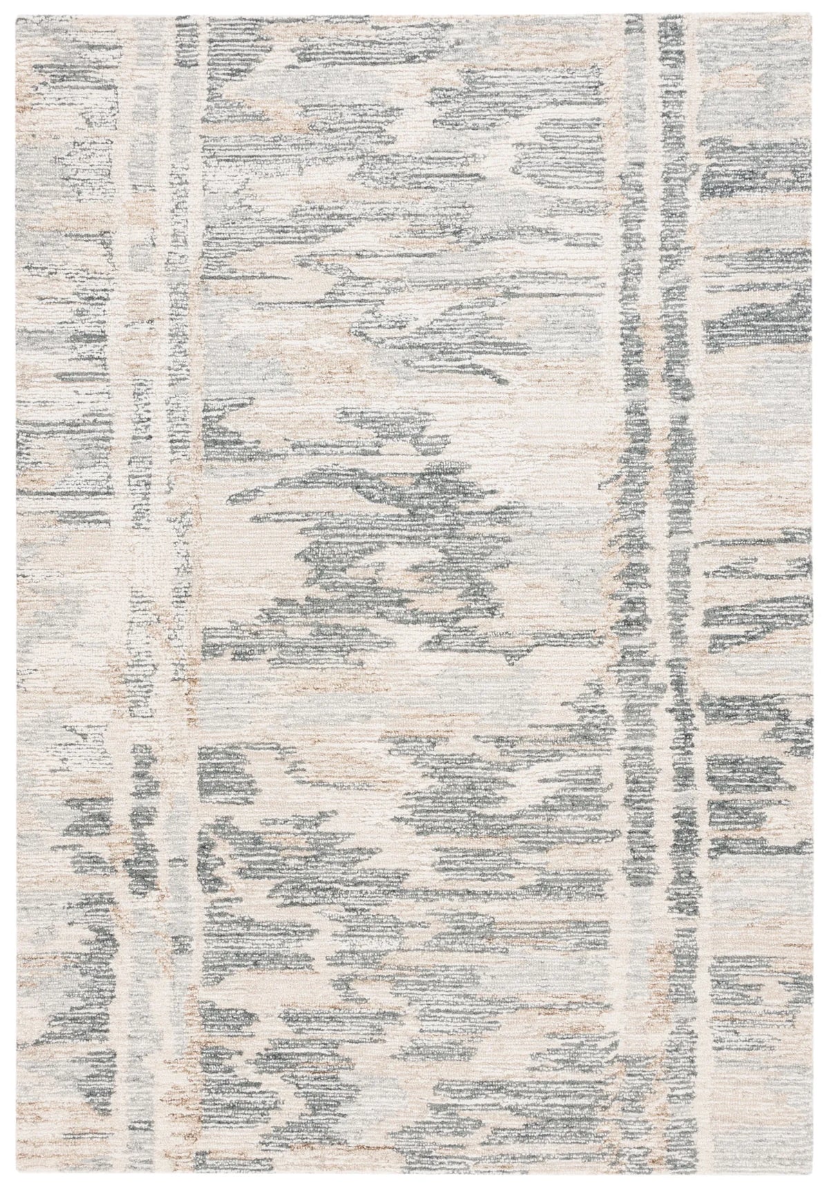 Safavieh Ebony 4'-0" x 6'-0" Rug in Grey / Ivory