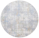 Safavieh Bayside 6'-7" x 6'-7" Rug in Grey / Ivory Blue