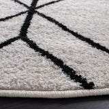 Safavieh Adirondack 6'-0" x 6'-0" Rug in Light Grey / Black