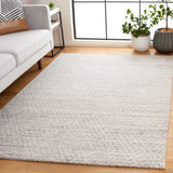 Safavieh Abstract 4'-0" x 6'-0" Rug in Silver / Ivory