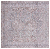 Safavieh Tucson 6'-0" x 6'-0" Rug in Grey / Rust