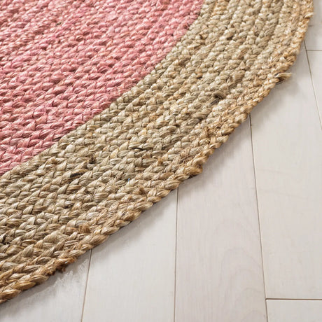 Safavieh Natural Fiber 5'-0" x 8'-0" Rug in Pink / Natural