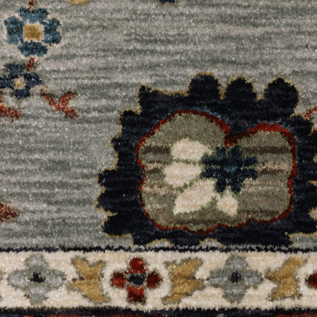 Oriental Weavers Sphinx ELIANA ELI08 Blue Floral Rugs - room scene 2