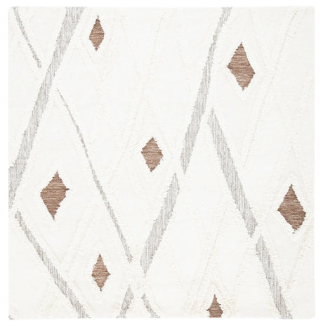 Safavieh Casablanca 6'-0" x 6'-0" Rug in Ivory / Brown