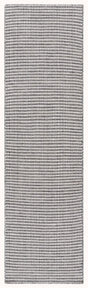 Safavieh Natura 2'-3" x 8'-0" Rug in Dark Grey / Ivory