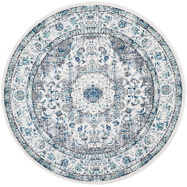 Safavieh Evoke 5'-3" x 5'-3" Rug in Ivory / Grey