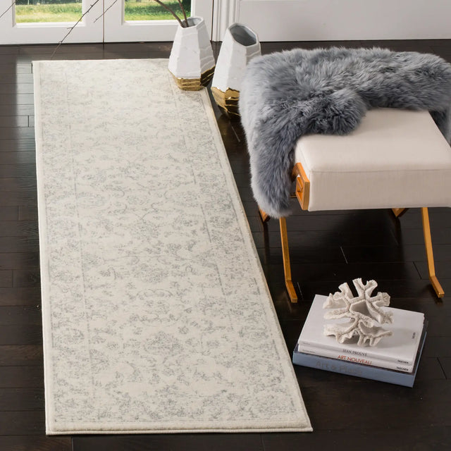 Safavieh Carnegie 2'-3" x 12'-0" Rug in Cream / Grey