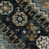 Oriental Weavers Sphinx Aberdeen 7150B Blue/ Gold Rugs - room scene 2