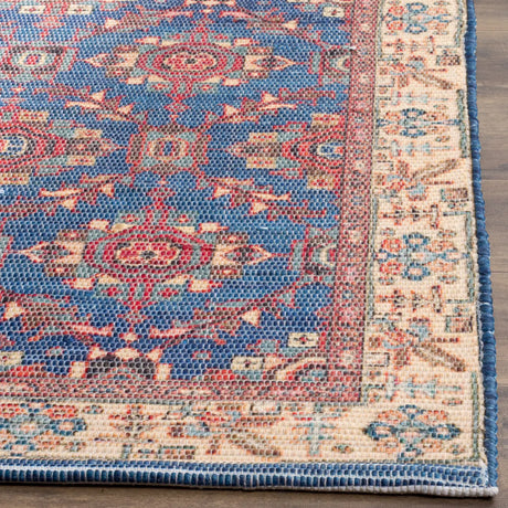 Safavieh Saffron 4'-0" x 6'-0" Rug in Navy / Beige
