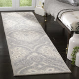Safavieh Blossom 2'-3" x 8'-0" Rug in Light Grey / Ivory