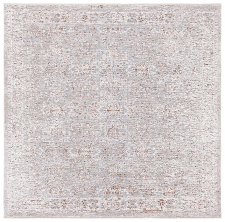 Safavieh Marmara 6'-7" x 6'-7" Rug in Beige / Blue Rust