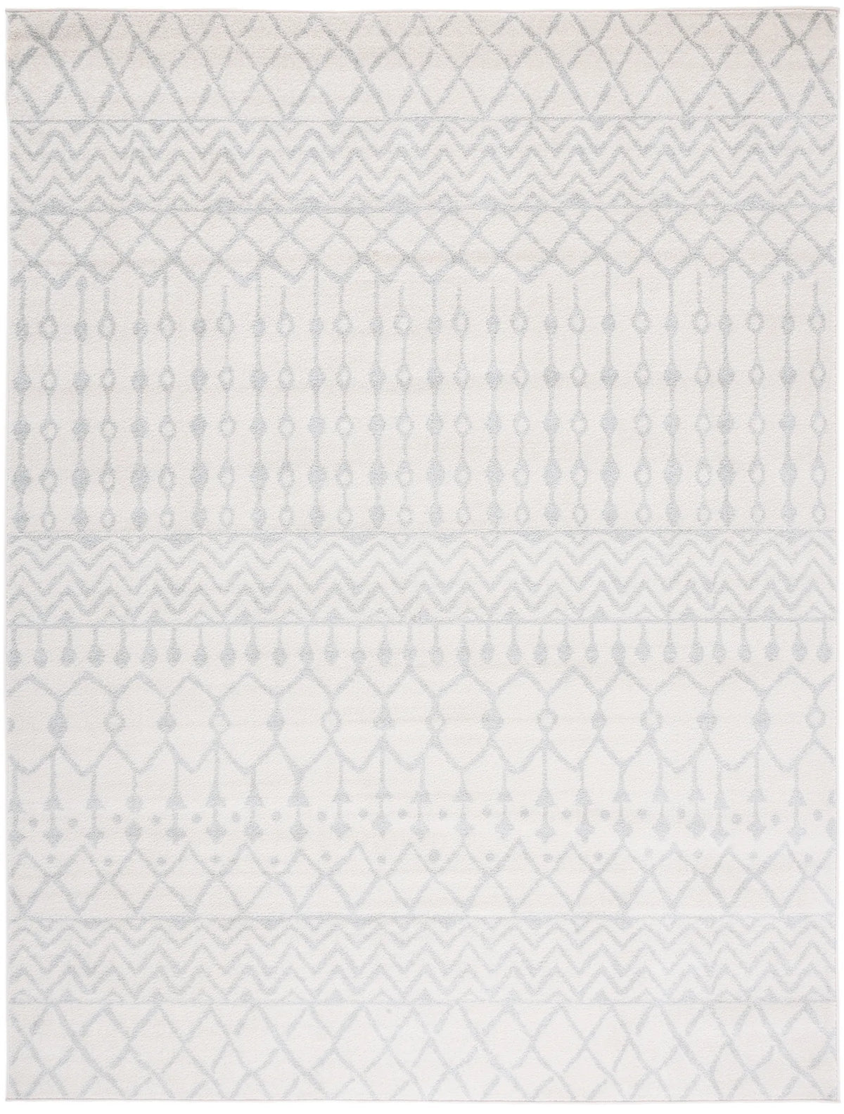 Safavieh Tulum 10'-0" x 13'-0" Rug in Ivory / Light Grey