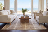 Dynamic Rugs Sequence 18500 Power Loomed Modern Beige/Dark Beige Rug - Room