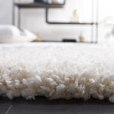 Safavieh Fontana Shag  800 4'-0" x 6'-0" Rug in Ivory / Grey