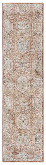 Safavieh Silverado 2'-0" x 8'-0" Rug in Rust / Blue