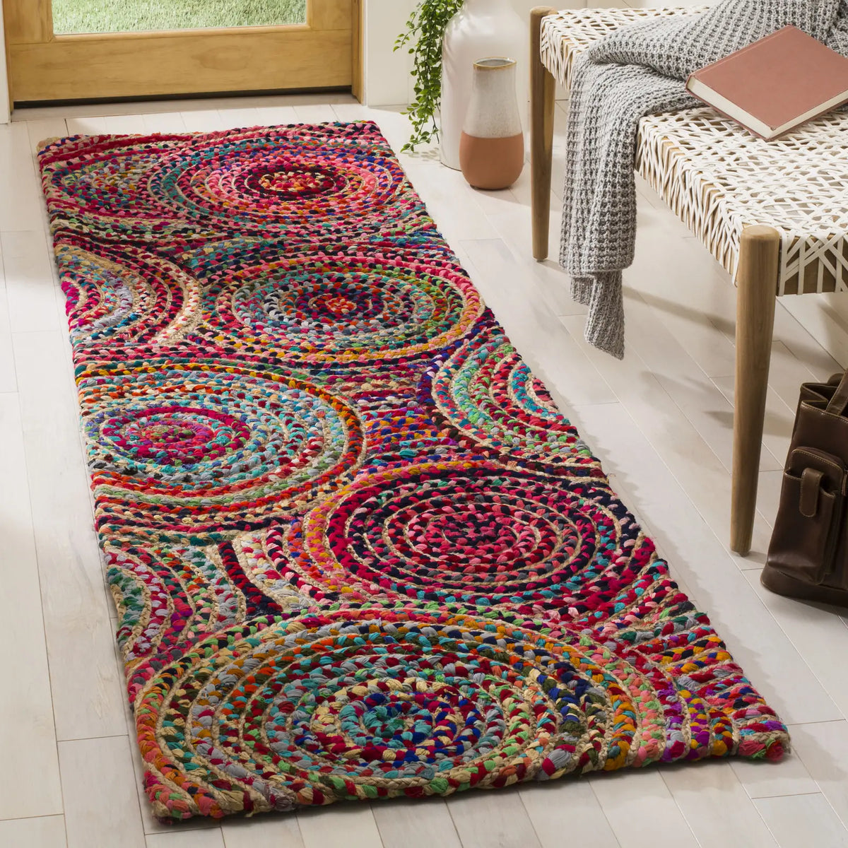Safavieh Cape Cod 2'-3" x 8'-0" Rug in Natural / Multi