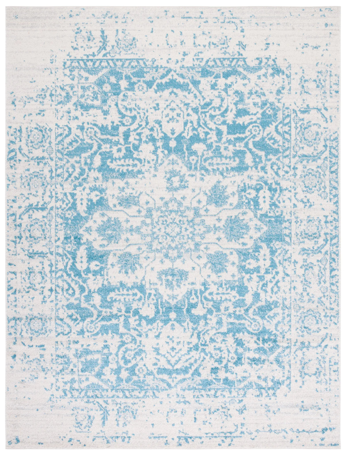 Safavieh Madison 10'-0" x 14'-0" Rug in Teal / Ivory