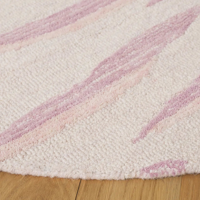 Safavieh Ebony 6'-0" x 6'-0" Rug in Pink / Ivory