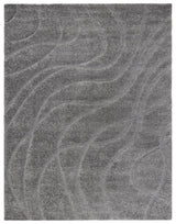 Safavieh Florida Shag 9'-6" x 13'-0" Rug in Grey / Grey
