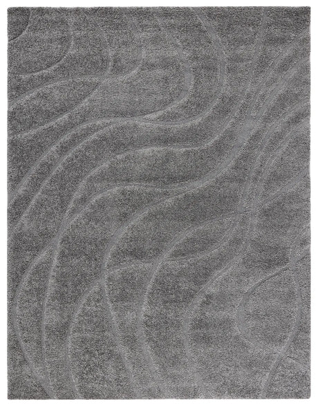 Safavieh Florida Shag 9'-6" x 13'-0" Rug in Grey / Grey