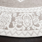 Safavieh Marbella 6'-0" x 6'-0" Rug in Light Grey / Ivory