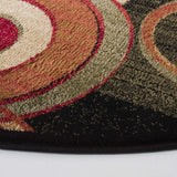 Safavieh Lyndhurst 5'-3" x 5'-3" Rug in Black / Multi